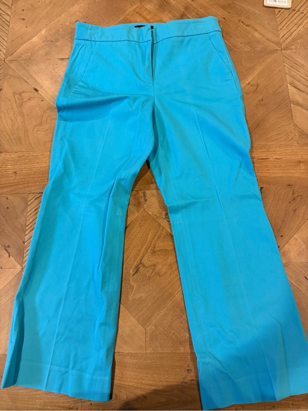J. Crew Bright Turquoise Boot-Cut Dress Pants